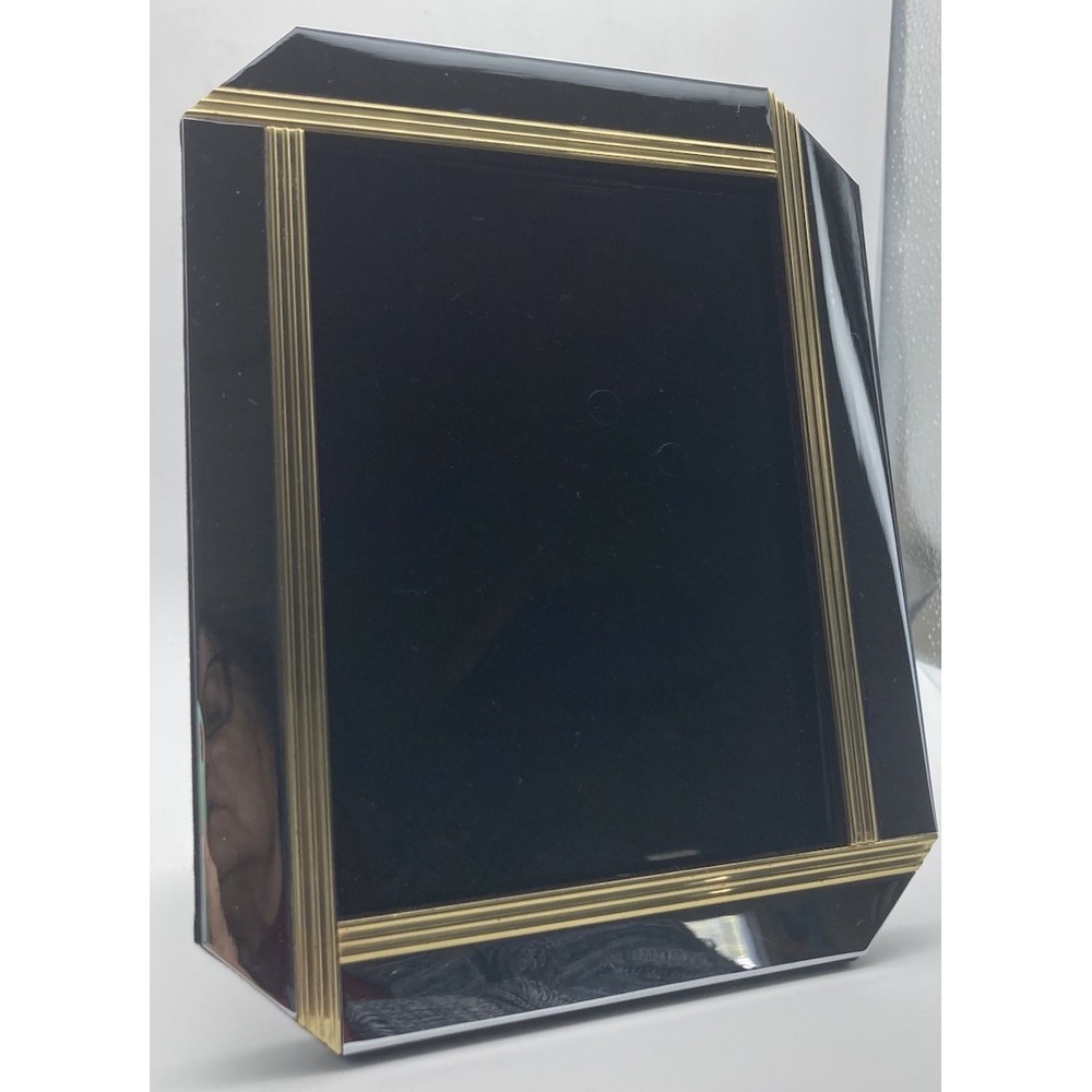 Vintage Art Deco Style 5x7 Photo Frame Gold & Silver Exterior Size 7"x 8.75" - Picture 4 of 6